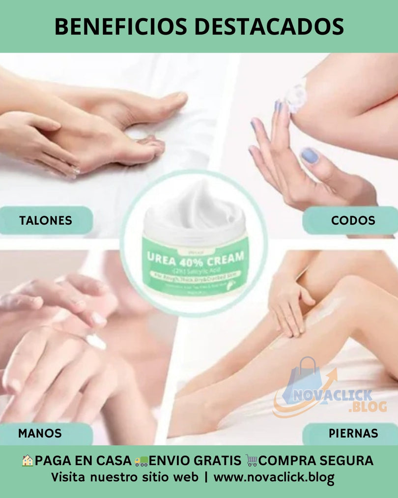 Crema Urea al 40% Pies, manos y codos