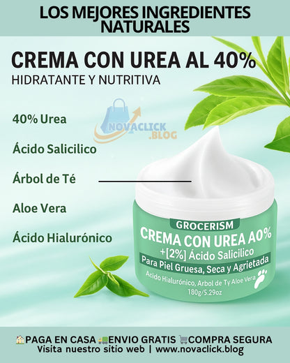 Crema Urea al 40%  Pies, manos y codos