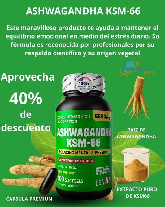 Ashawanda Ksm 66 X 100 Softgels
